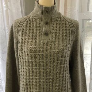 Calvin  Klein jeans sweater gray SZ M wool knit
